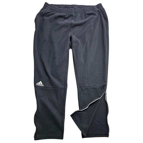 adidas Other - Adidas Mens Climalite Soccer Training‎ Pants Black Ankle Zip CY9626 Size 2XL